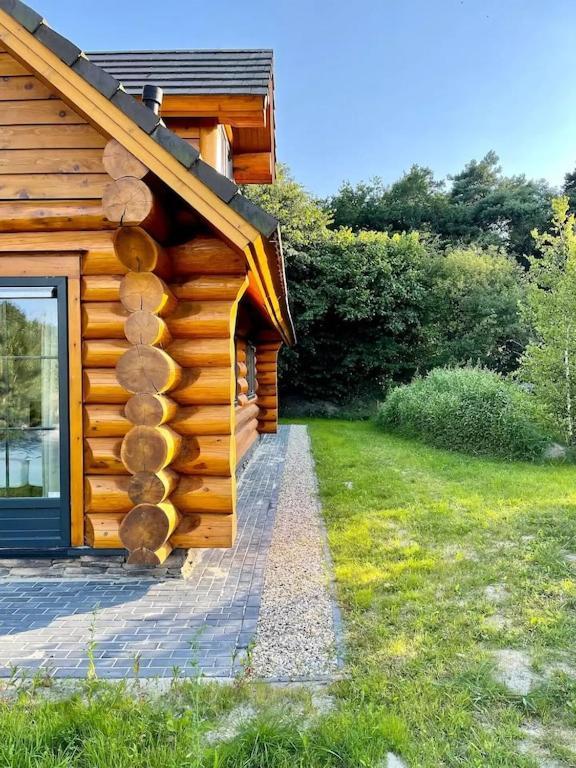 Unieke Houten Villa Met Sauna In Twente - 5P Den Ham Экстерьер фото