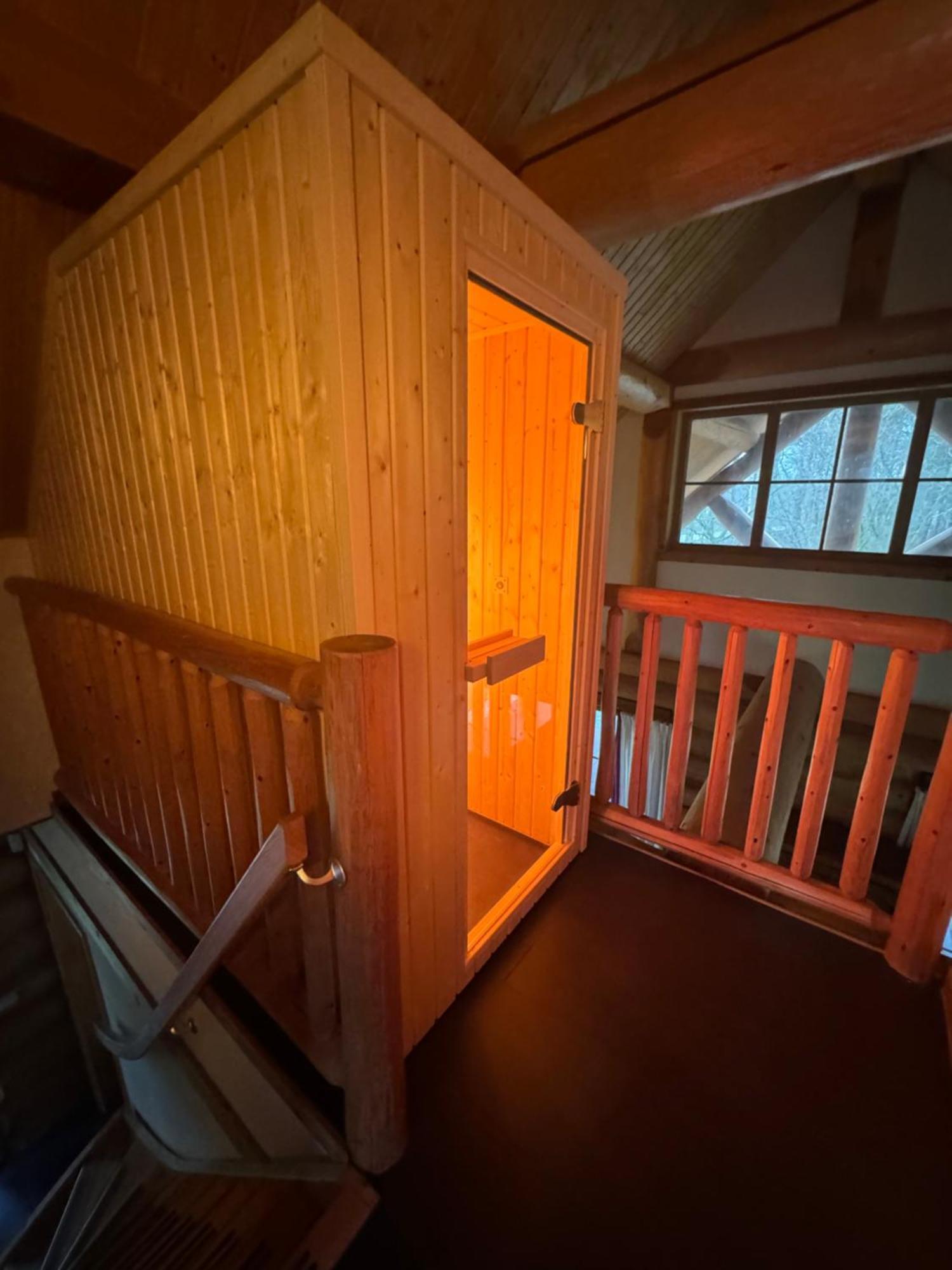 Unieke Houten Villa Met Sauna In Twente - 5P Den Ham Экстерьер фото