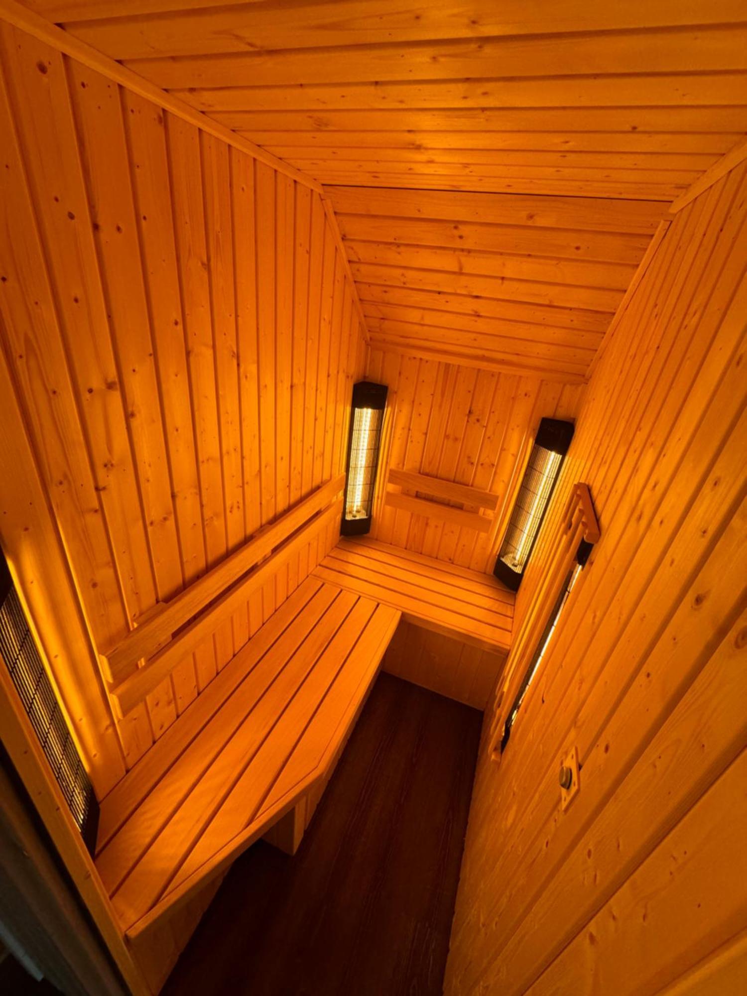 Unieke Houten Villa Met Sauna In Twente - 5P Den Ham Экстерьер фото